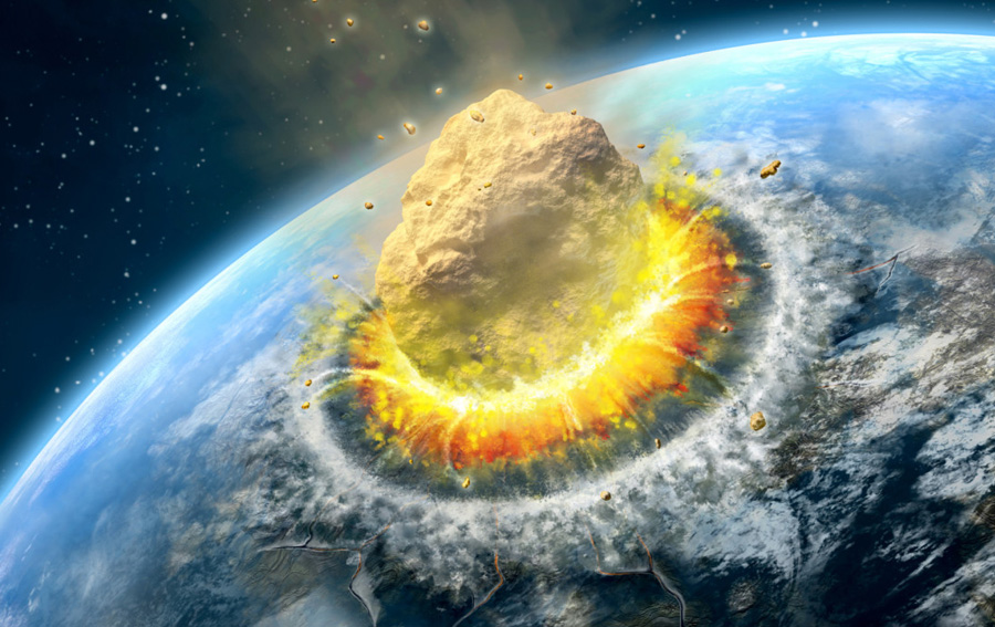 Did Giant Meteors Make the Continents?
