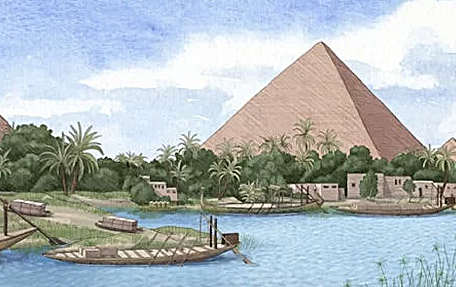 Great Pyramid & ‘Khufu’ Branch of Nile