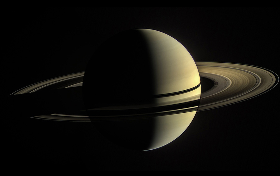 Saturn’s Rings Left by Missing Moon?