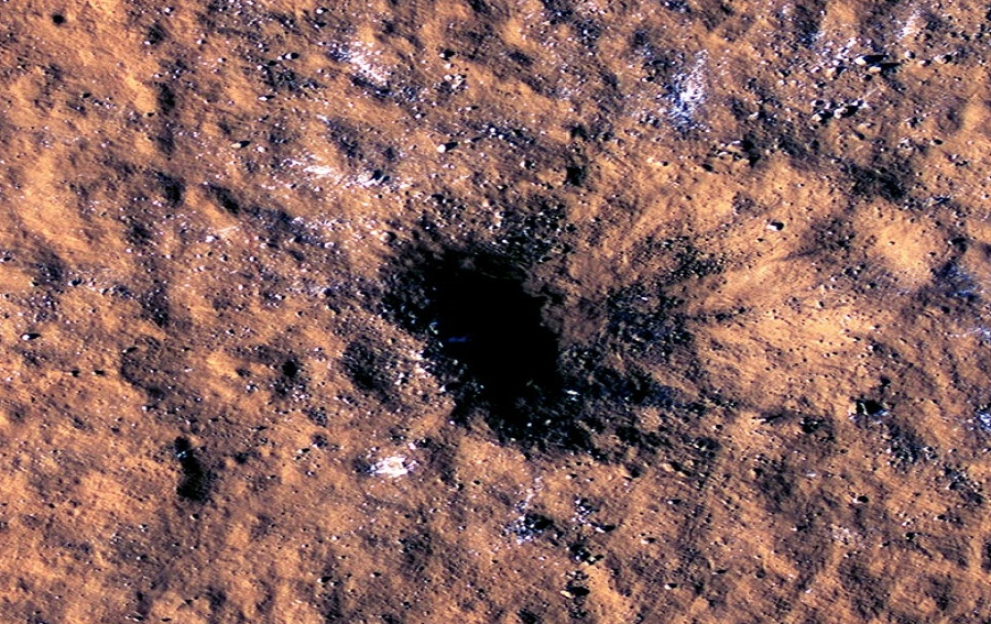 Meteoroid Strikes Detected on Mars
