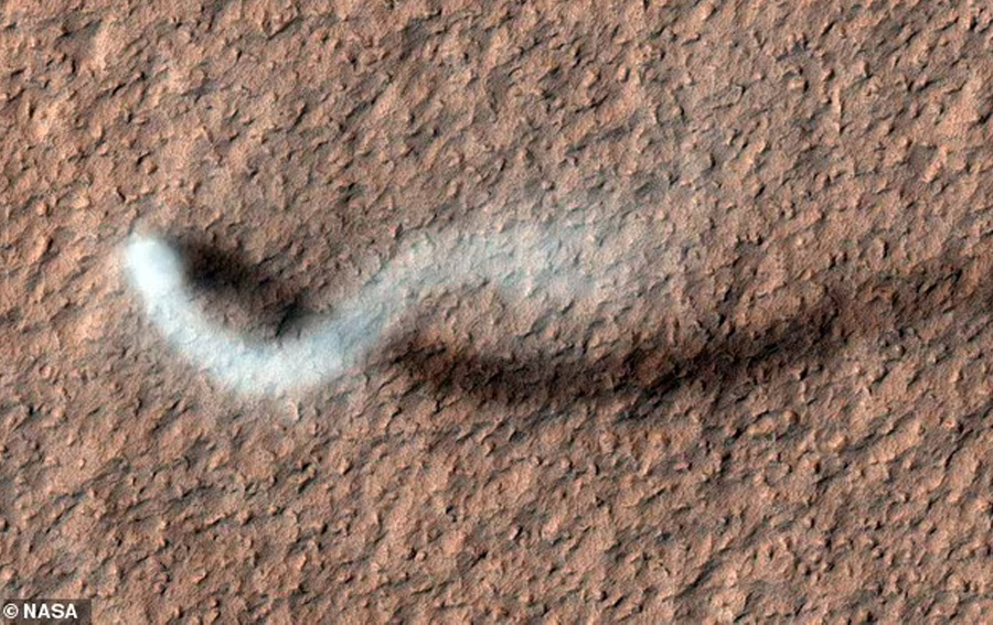 The Sound of Martian Dust Devils