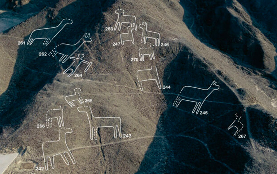 168 Geoglyphs Discovered Near Nazca Peru