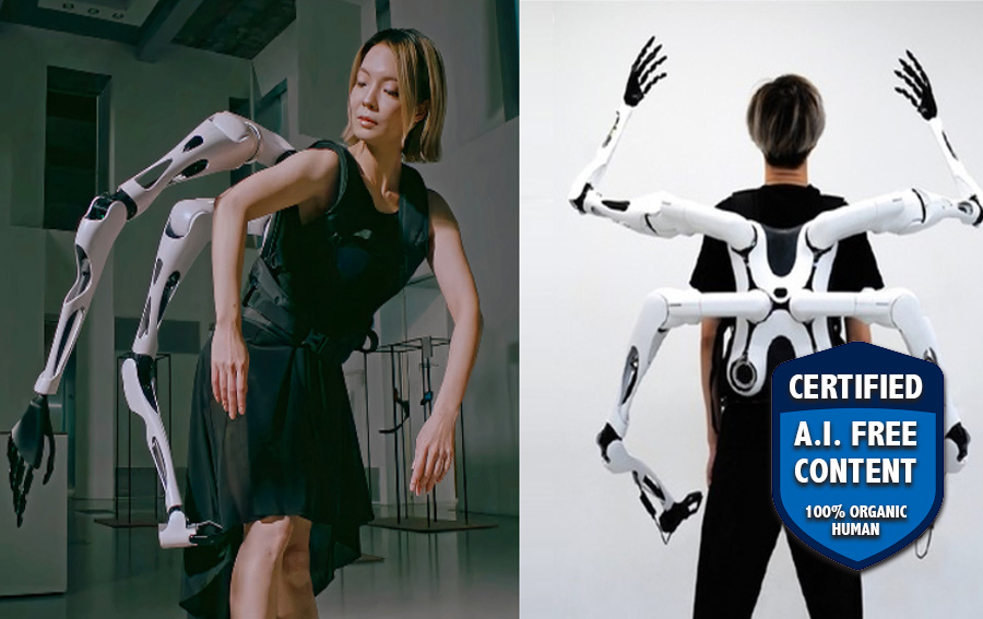 Cognitive strategies to augment body with robotic arm